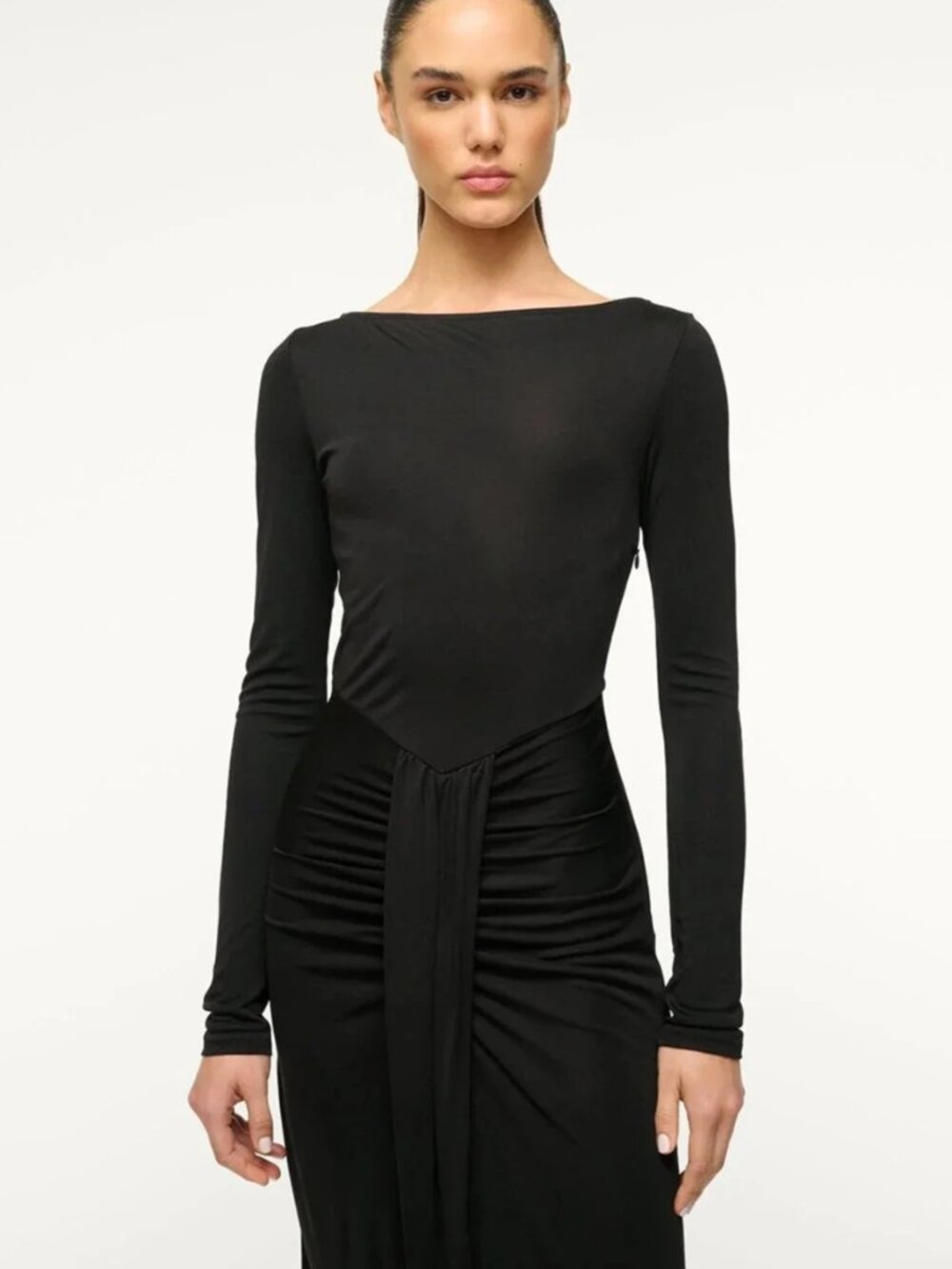 Staud Gres Long Sleeve Dress - Picture 2 of 8